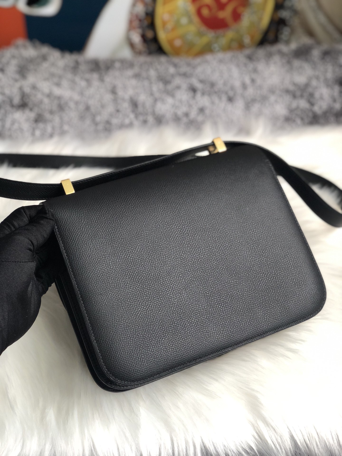 에르메스 콘스탄스24 블랙 금장 앱송